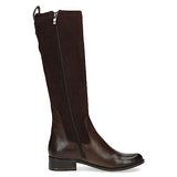 CAPRICE 9-25514-41, Botas planas para Mujer, Marrón (Dk Brown Comb), 37 EU