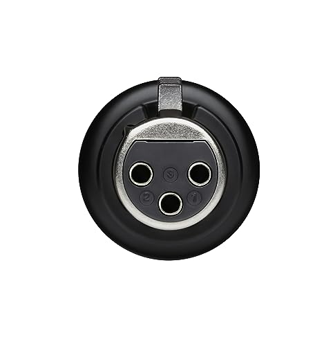 Interfaz digital Shure MVX2U XLR a USB con conector para auriculares, preamplificador integrado con control de ganancia de 60dB, monitorización sin latencia, alimentación fantasma de 48V