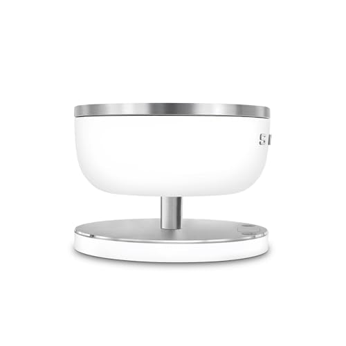 Smeg. Báscula de cocina digital blanca mate, medición precisa, acero inoxidable, uso doméstico. Capacidad de hasta 5 kilogramos