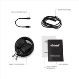 Marshall Major V Auriculares Inalámbricos Bluetooth, 100 Horas de Reproducción - Negro