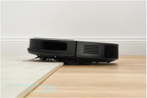 Sencor Aspiradora Robot y fregasuelos SRV 3150OR - Navegación Inteligente, Ultra Fino, Potente 2600mAh para Limpieza Húmeda/Seca, Control Fácil, Ideal para Pelos de Mascotas y Alergenos