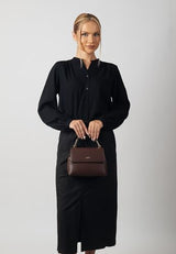 Carlheim, Gotland Genuine Leather collection, Grace Genuine Leather Handbag (Brown)
