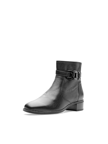 ARA Graz, Botas Cortas al Tobillo Mujer, Negro, 38.5 EU Ancho