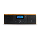 Mooov 477380 - Microcadena HiFi estéreo 50W Musicales, Reproductor CD, Bluetooth, Radio FM, USB, AUX-IN, RCA, Despertador, Mando a Distancia