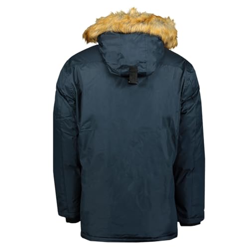Geographical Norway Darwin Men Parka Hombre, Azul Marino, XL