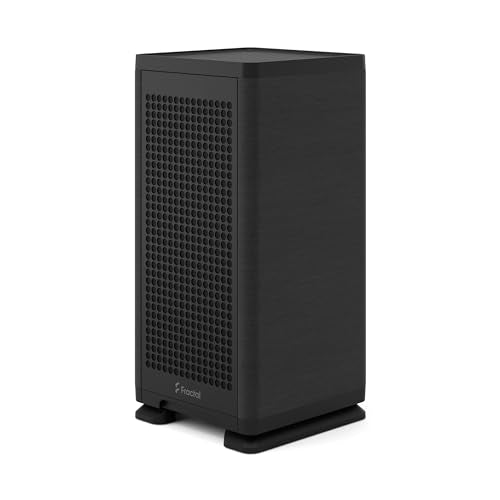 Fractal Design Mood Black PC Case - Sleek Fabric Design, 180mm Top Fan, Conceals 325mm Graphics Card, m-ITX Motherboard Compatible, Easy Access Build, Efficient Cooling