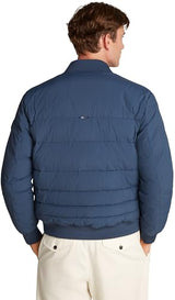 Tommy Hilfiger Cazadora bomber Hombre Mix Quilt acolchada, Azul (Aegean Sea), XXL