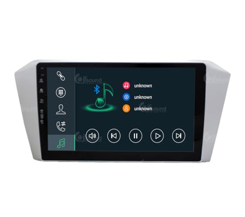 Radio de Coche para Volkswagen Passat B8 2015 Gris Android GPS Bluetooth WiFi USB Dab+ Touchscreen 10" 8core Carplay AndroidAuto
