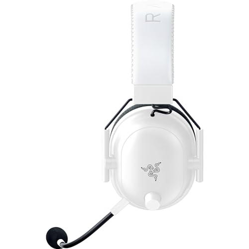 Razer Blackshark V2 Pro (Xbox) - Auriculares E-Sports Inalámbricos de Consola para Xbox S|X & One (Triforce de 50mm, HyperSpeed 2,4 GHz, Micrófono Desmontable HyperClear) Blanco