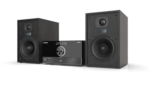 Microcadena AIWA MSBTU-600 Bluetooth, CD, USB, AUX IN, Potencia de Salida de 2 X 50 W RMS. Color: Negro