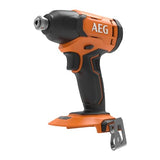 AEG Taladro de percusión compacto, destornillador de impacto, 2 baterías de 2,0 Ah, cargador, caja de 17 piezas