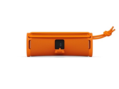 Sony ULT Field 1 Altavoz inalámbrico Bluetooth portátil con ULT Power Sound, Ultimate Deep Bass, IP67, Resistente a los Golpes, 12H de batería, Llamadas nítidas, Naranja