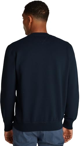 Tommy Hilfiger Sudadera Hombre Essential Fleece Crew Neck Regular Fit, Azul (Desert Sky), 3XL