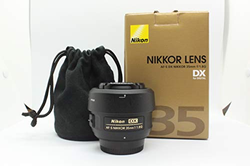 Nikon AF-S Nikkor - Objetivo con Montura para Nikon (35 mm, f/1.8, DX), Color Negro