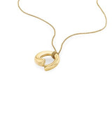 Calvin Klein Collar con Colgante para Mujer Colección CK SPIRAL de Oro Amarillo con un Charm - 35000761
