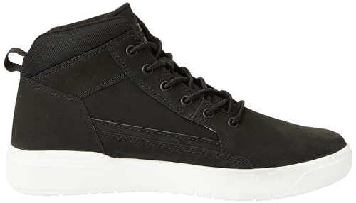 Timberland Allston, Zapatillas de Corte Medio para Hombre, Negro (Black Nubuck W051), 44 EU
