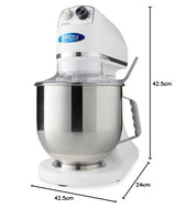 Maxima 09300154 MPM 7L - Robot de cocina (acero inoxidable)