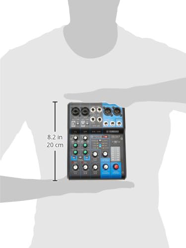 Yamaha MG06X - Mezclador compacto de 6 canales de entrada, efectos digitales SPX y preamplificadores de micrófono D-PRE