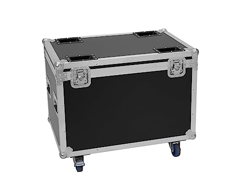 ROADINGER Flightcase 4 x TMH-W400 | PRO Flightcase con ruedas giratorias para 4 x TMH-W400