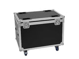 ROADINGER Flightcase 4 x TMH-W400 | PRO Flightcase con ruedas giratorias para 4 x TMH-W400