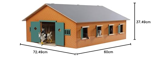 Kids Globe PAARDENSTAL MET 7 BOXEN - VARI