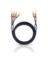 OEHLBACH XXL Fusion Four 400 - Juego de Cables para Altavoces con Conectores apantallados (2 x 4 m), Color Negro