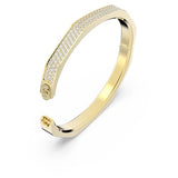 Swarovski Pulsera Dextera, Forma Octogonal, Bañada en Oro, con Cristales, talla M, de la Colección Dextera de Swarovski