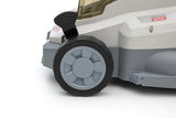IKRA cortacésped Mulching ICM 2033 con 2X batería y Cargador, Ahorro de Espacio, Superficies de césped de hasta 150m²