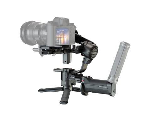 Moza Aircross 3 - Estabilizador de cardán Plegable electrónico de 3 Ejes para cámaras sin Espejo (Carga útil máxima (3,2 kg/7 Libras), Color Negro -Apto para Canon, Sony, Nikon y más cámaras