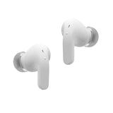 LG Electronics Auriculares Tone Free DT80Q, Bluetooth 5.2 con Sistema de Sonido Meridian y Función de Carga Rápida, Blanco