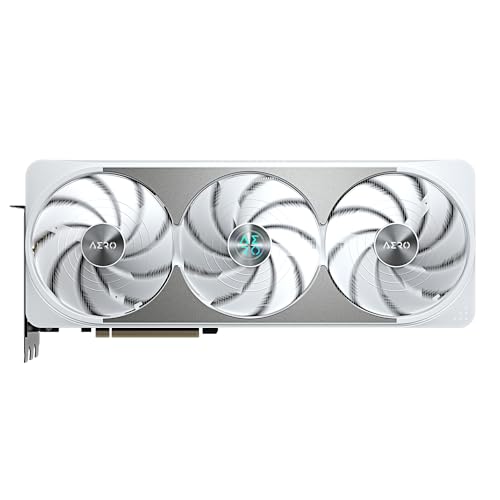Gigabyte GeForce RTX 5070 Ti Aero OC 16G Tarjeta Gráfica - 16GB GDDR7, 256 bits, PCI-E 5.0, 2588 MHz Core Clock, 3 x DP 2.1a, 1 x HDMI 2.1b, NVIDIA DLSS 4, GV-N507TAERO OC-16GD