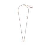 Pandora Timeless Collar con diseño de corazón centelleante chapado en oro de 14 quilates con circonita cúbica transparente
