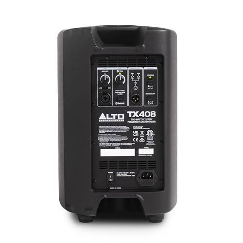 ALTO TX408 Altavoz Autoamplificado 350W 8 Pulgadas con TWS por Bluetooth, Mesa de Mezclas de 2 Canales, para Actuaciones de DJ o de Bandas y Estudios de Ensayo