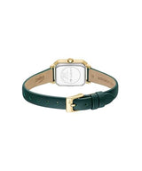 Lacoste Reloj De Movimiento De Cuarzo De Dos Manecillas para Mujer Colección Parisienne con Correa de Cuero Verde - 2001442