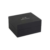 Armani Exchange Reloj Hombre, Movimiento cronógrafo, 47mm Caja de silicona azul con correa de silicona, AX1335