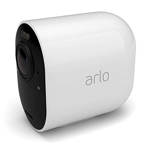 Arlo Ultra 2 Camara de Vigilancia WiFi Exterior 4K, Camara de Vigilancia WiFi Interior, Sensor de Movimiento, Alarmas Para Casa, Visión Nocturna Color, Prueba Arlo Secure Incluida , 3 Cámaras, Blancas