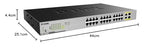 D-Link DGS-1026MP - Switch 24XGB PoE+ 2XSFP