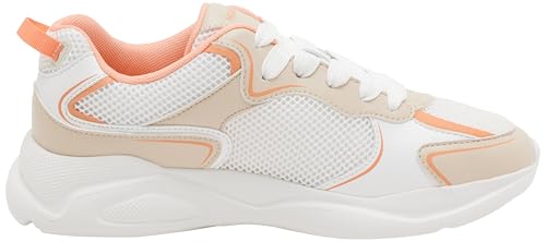 HUGO Leon_Runn_mepu, Zapatillas Mujer, Open White, 39 EU