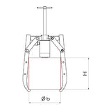 EXTRACTOR HIDRÁULICO FORZA 320X480 PARTE MECÁNICA