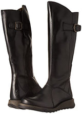 Fly London Mol 2, Botas con cremallera, Mujer, Black 005, 38 EU