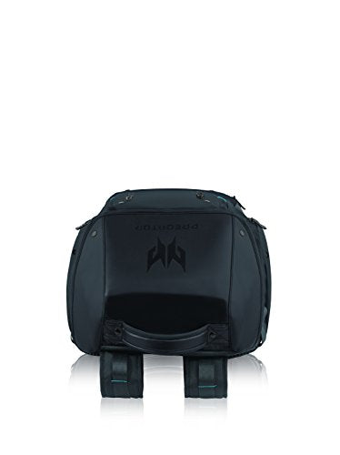Acer PBG591 Predator Utility - Mochila de Viaje Resistente al Agua y a Prueba de desgarros, se Adapta y Protege una Laptop Predator Gaming de hasta 17.3 Pulgadas, Color Negro con Detalles Verde