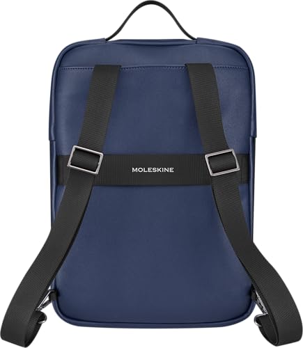 Moleskine Bolso para Dispositivos Profesionale,s Colección Classic, Mochila Profesional Compatible ConTablet, iPad, Laptop hasta 13 Pulgadas, 27 x 37 x 6.5 cm, Color Azul Zafiro