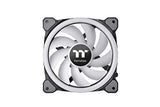 Thermaltake Riing Trio 12 LED RGB - Pack de 3 ventiladores para PC, color negro