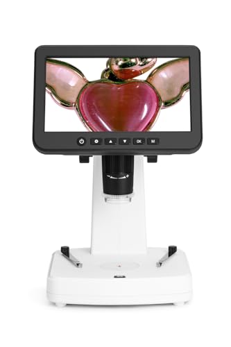 Microscopio Digital portátil Smart DiProgress Hooke, LCD de 7 Pulgadas, 16 Mpx, con Pantalla LCD HD
