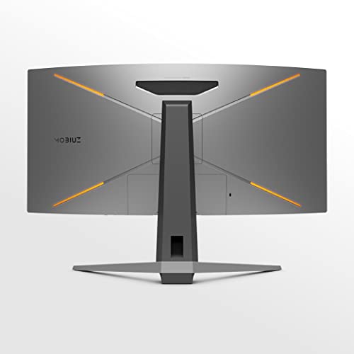 BenQ MOBIUZ EX3410R Monitor Gaming Curvo 34” UWQHD 21:9 1000R, 144Hz, 1ms MPRT, HDR400, HDRi, 90% P3, Light Tuner, Ultrawide, FreeSync Premium, Eye-Care, Altavoces 2.1