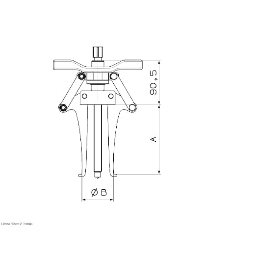 EXTRACTOR INTERIORES AJUSTABLE FORZA 2 PATAS