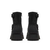 Clarks Ledwick Haley, Botas de Moda Mujer, Lea aceitosa Negra, 36 EU