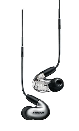 Shure SE846 - Auriculares con Cable con Aislamiento de Sonido Gen 2, Auriculares intraurales Seguros, Sonido Profesional de Alta Gama, Cuatro Controladores de Alta definición, filtros de Sonido