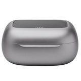 JBL Live Beam 3 Auriculares inalambricos de botón con almohadillas,True Wireless con cancelación de ruido adaptable, hasta 48 horas de reproducción, Bluetooth, audio de alta resolución, plateado