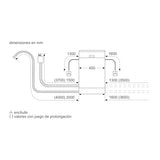Bosch - Lavavajillas Totalmente Integrable, 45 cm, Serie 4, Home Connect, Motor EcoSilence, Blanco, SPV4EMX25E